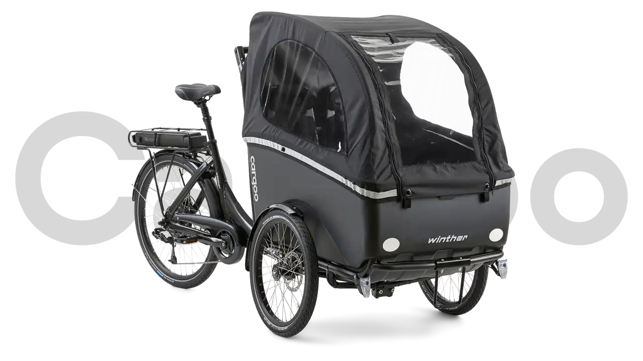 Winther - Cargoo - Bafang rear (45 Nm) and Shimano SRAM-X4 8 (external)