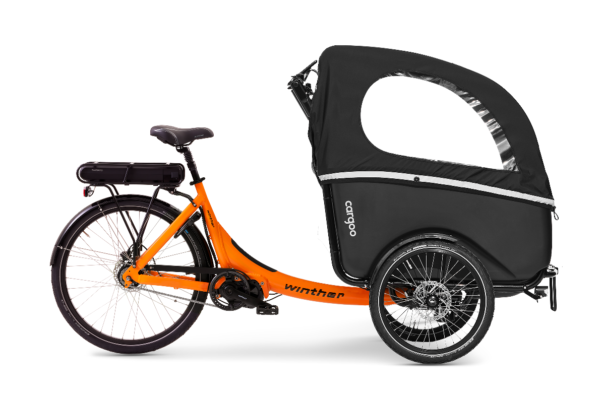 Winther - Cargoo - Bafang trasero (45 Nm) y Shimano SRAM-X4 8 (externo)