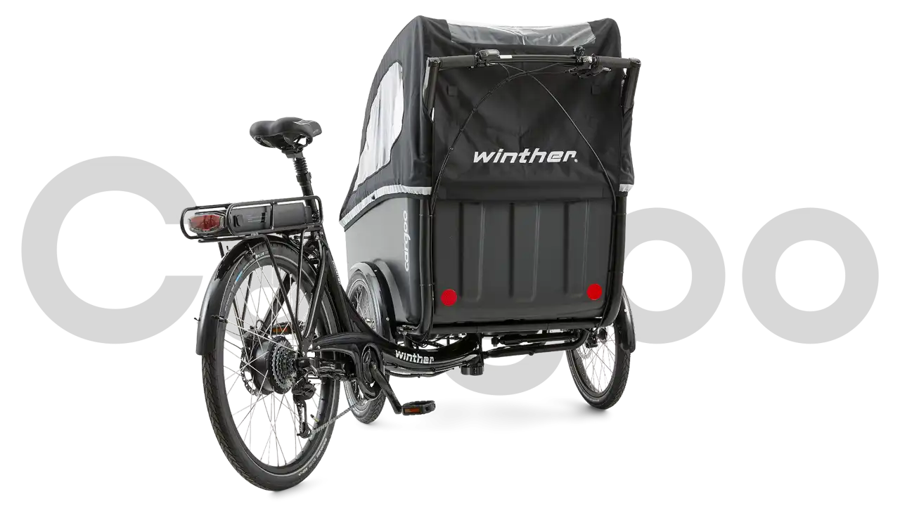 Winther - Cargoo - Bafang trasero (45 Nm) y Shimano SRAM-X4 8 (externo)